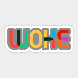 Woke Sticker